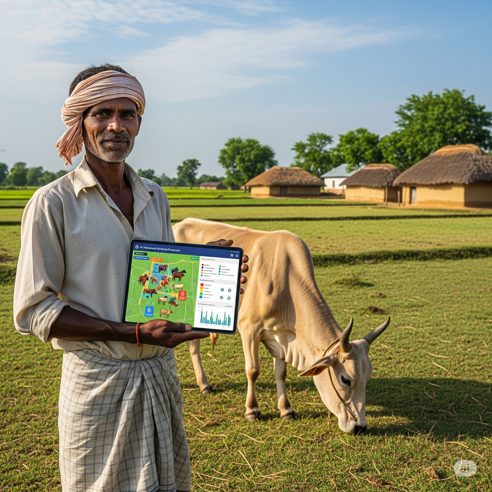 ग्रामीण पशु सेवा में AI Disease Forecast कैसे मदद करता है?